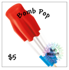 Bomb Pop--Got Waxxx Clam Shells Soy Wax Melt for Warmers