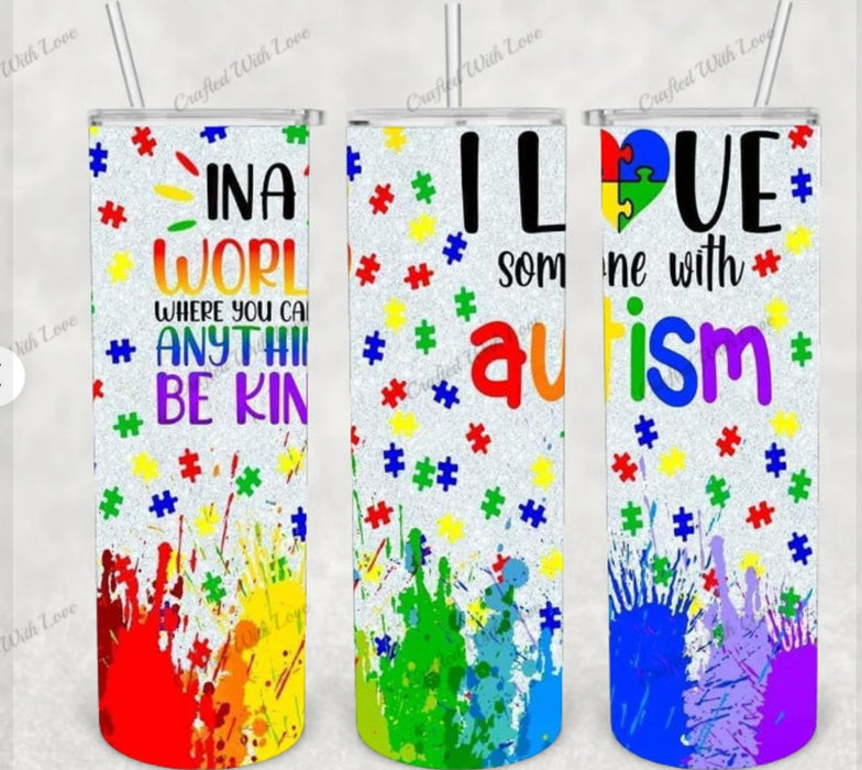Ready 2 Press Prints - Autism Designs for Tumblers