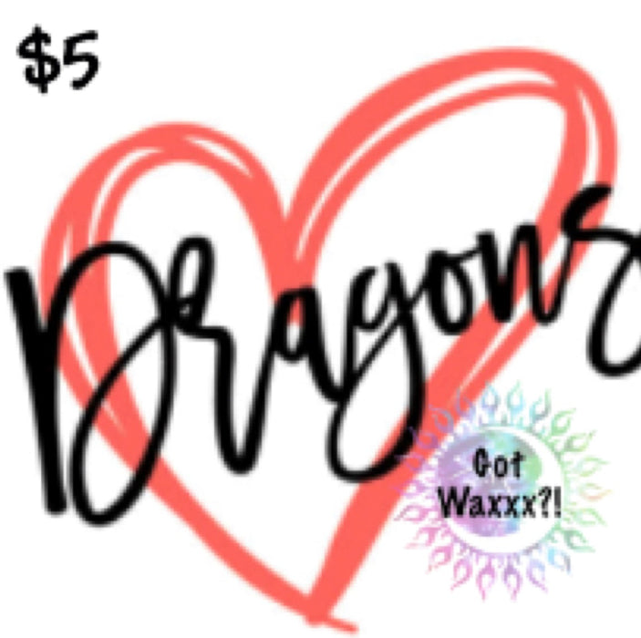 Love Dragons--Got Waxxx Clam Shells Soy Wax Melt for Warmers