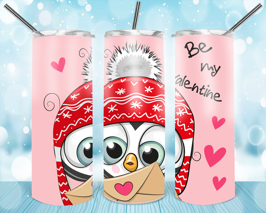 Valentines Day Tumbler 20oz Straight Sublimation Ready 2 Press