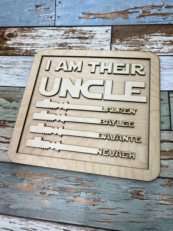 Jedi Sign - 1/8" plywood laser cut