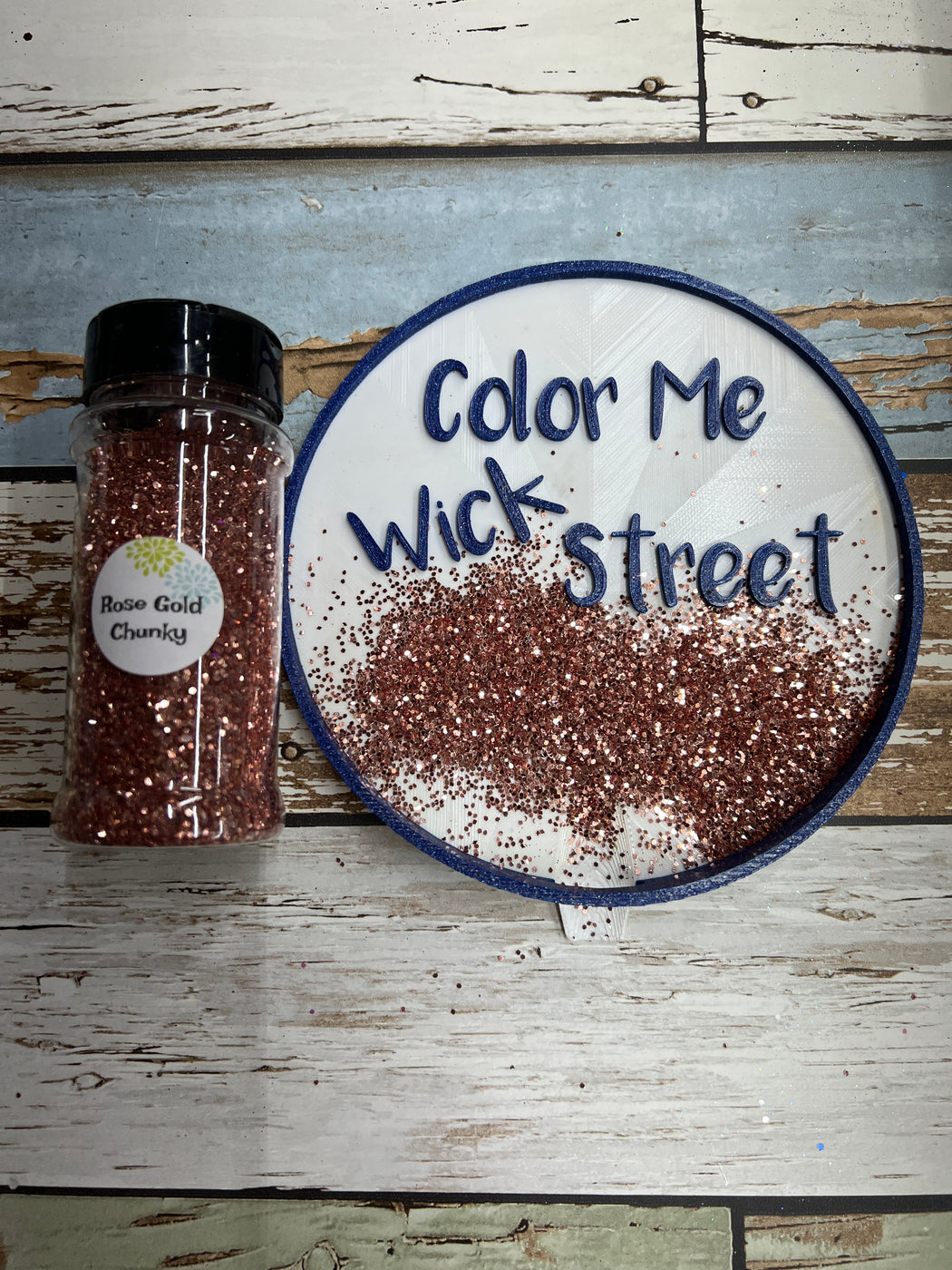 Rose Gold Chunky — WickStreetVinyl