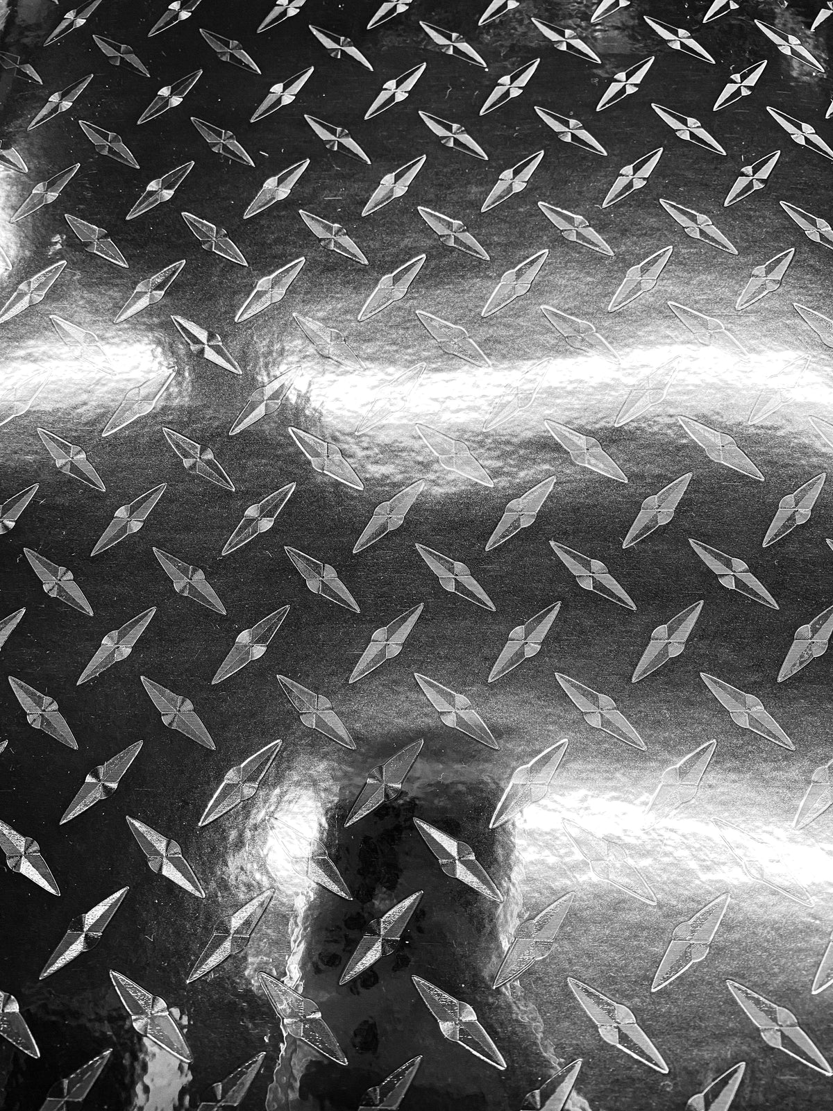 Black Diamond Plate Adhesive Printed Vinyl