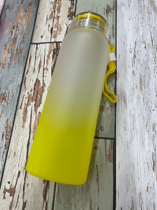 17 oz Glass Ombre Colored Bottle Sublimation Tumbler