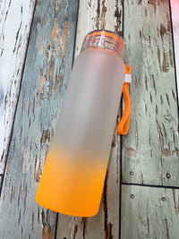 17 oz Glass Ombre Colored Bottle Sublimation Tumbler