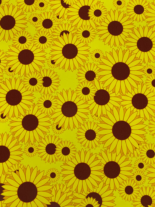 Sunflower Printed HTV