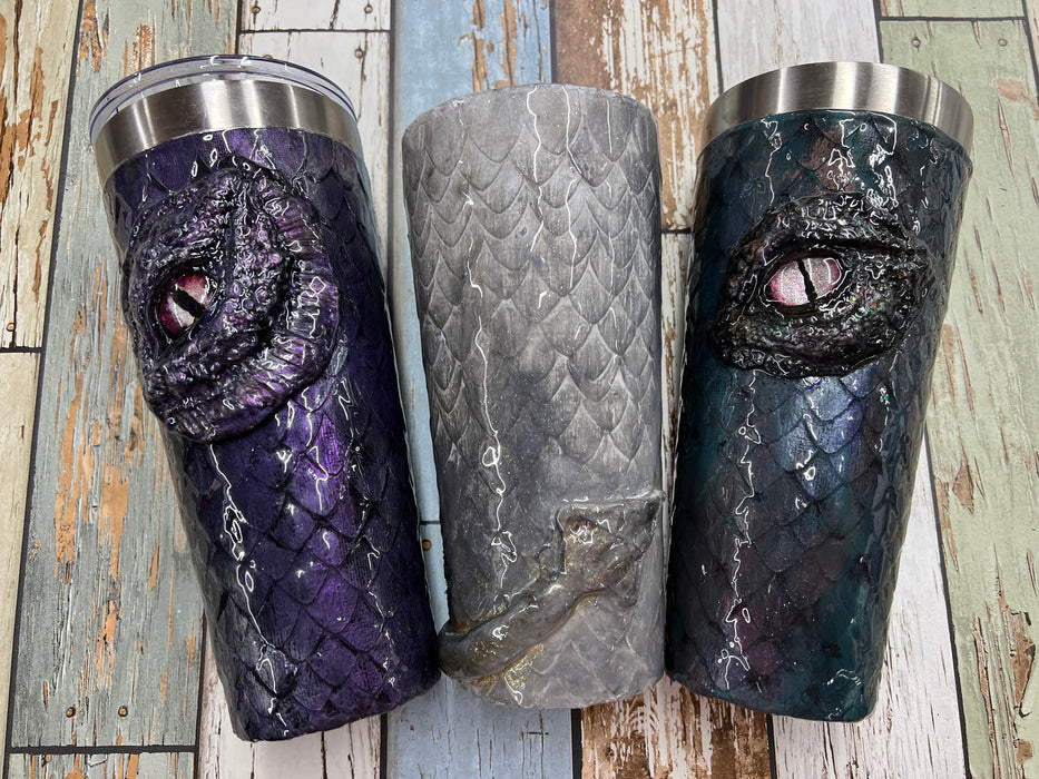 Create Your Own Dragon Scale Tumbler In-Store Class Oct. 9th thru 11th 2023