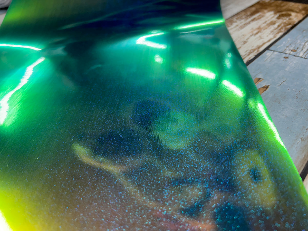 Deco film Green Holographic Glitter HTV