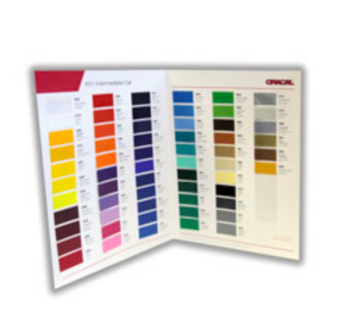 Oracal 651 Sample Color Guide Book