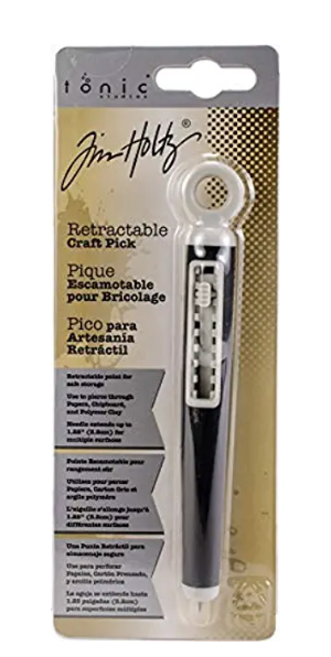 Tim Holtz Weeding Tool/Retractable Craft Pick