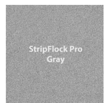Grey StripFlock HTV