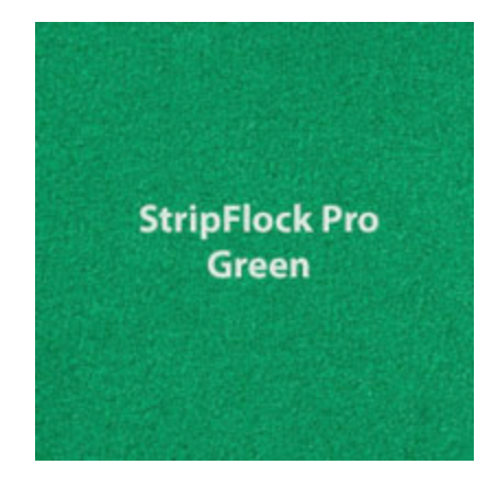 Green StripFlock HTV