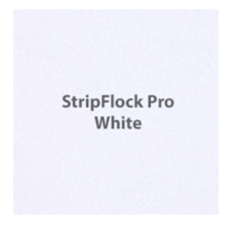 White StripFlock HTV