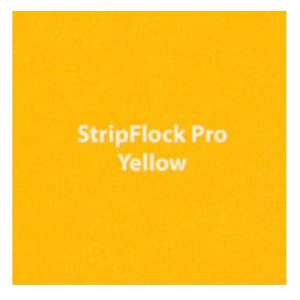 Yellow StripFlock HTV