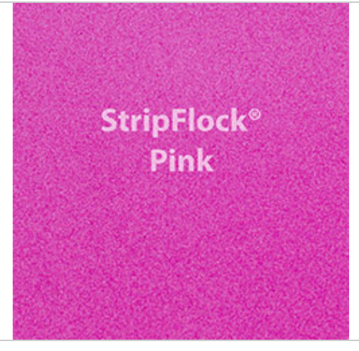 Pink Fuschia StripFlock HTV