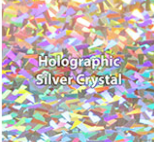 Silver Crystal Holographic HTV