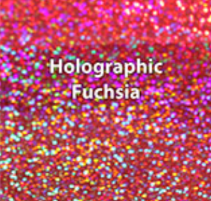 Fuchsia Holographic HTV