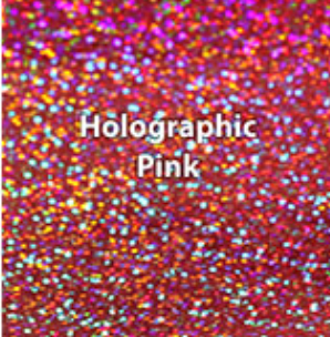 Light Pink Siser Holographic Heat Transfer Vinyl (HTV)