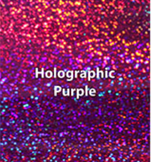 Purple Holographic HTV