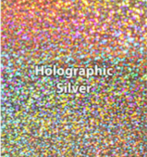Silver Holographic HTV