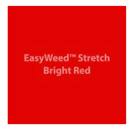 Bright Red Stretch HTV