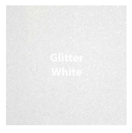 White Glitter HTV