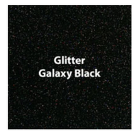 Galaxy Black Glitter HTV