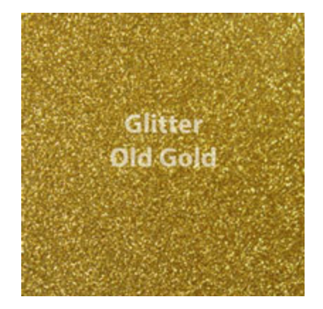 Old Gold Glitter HTV