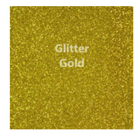 Gold Glitter HTV