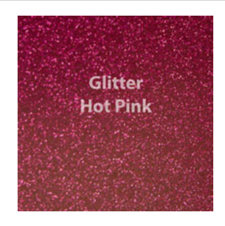 Hot Pink Glitter HTV