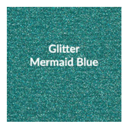 Mermaid Blue Glitter HTV