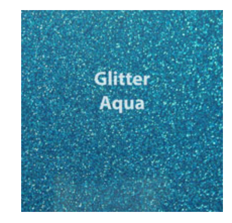Aqua Glitter HTV