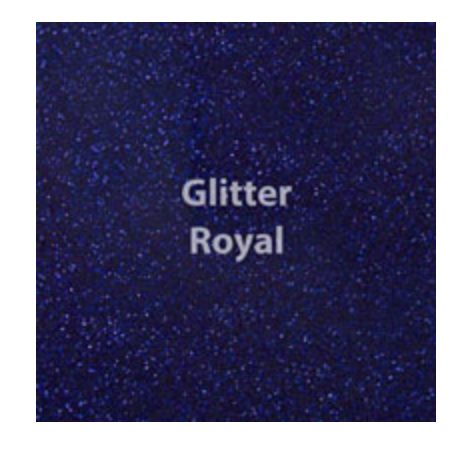 Royal Blue Glitter HTV