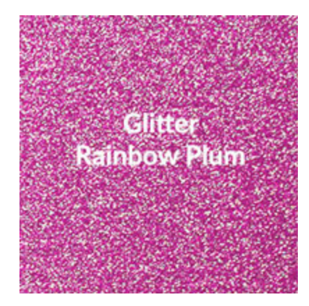 Rainbow Plum Glitter HTV