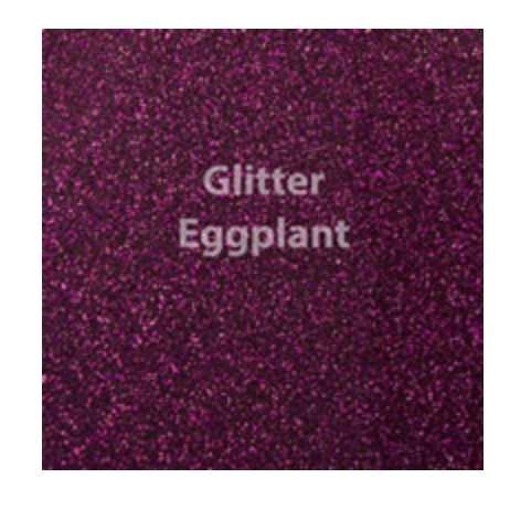 Eggplant Glitter HTV