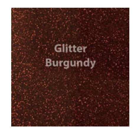 Burgundy Glitter HTV