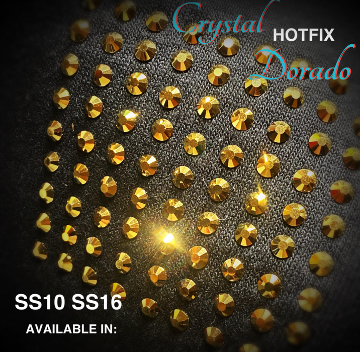 Crystal Dorado Hot Fix Rhinestones — WickStreetVinyl