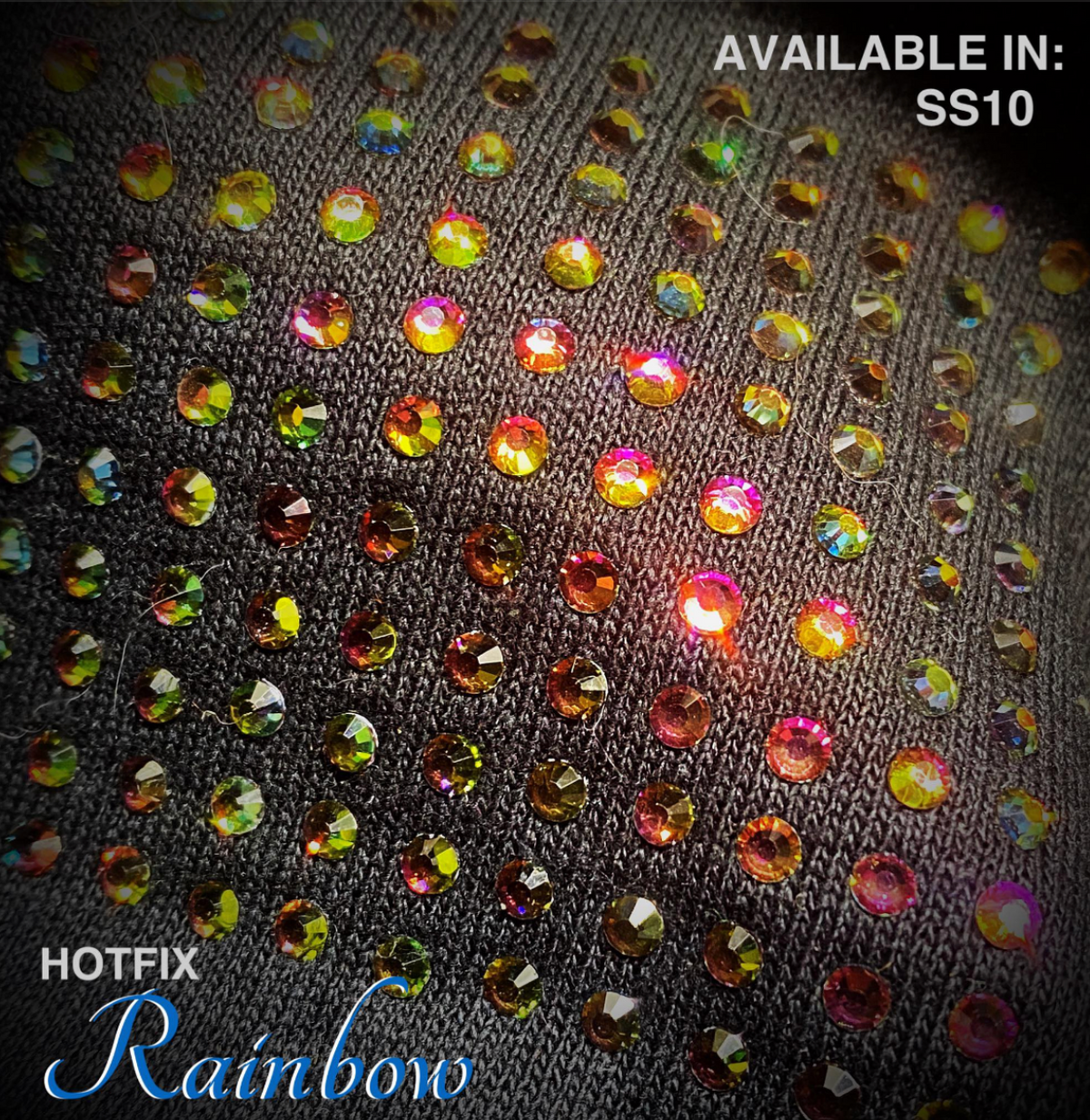 Rainbow Hot Fix Rhinestones