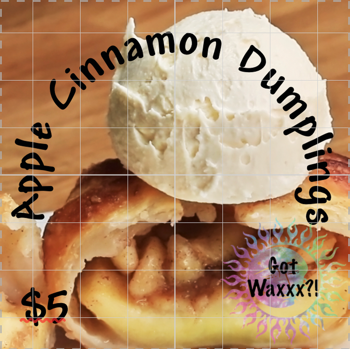 Apple Cinnamon Dumplings--Got Waxxx Clam Shells Soy Wax Melt for Warmers