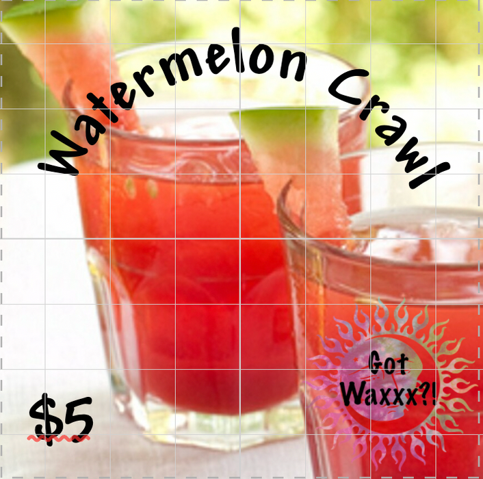 Watermelon Crawl--Got Waxxx Clam Shells Soy Wax Melt for Warmers
