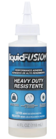 Liquid Fusion Clear Urethane Adhesive, 4-Ounce