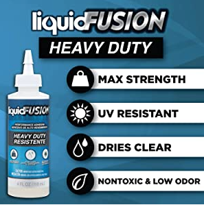 Liquid Fusion Clear Urethane Adhesive, 4-Ounce