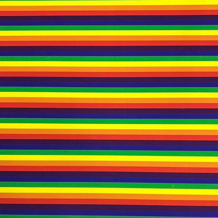 Rainbow Striped Printed HTV