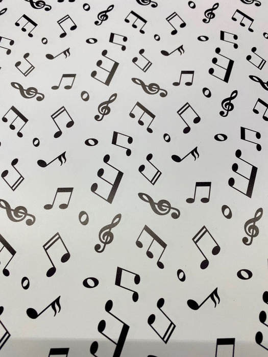 Music Notes Printed HTV