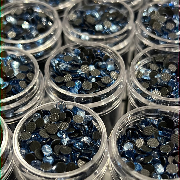 Light Sapphire Hot Fix Rhinestones